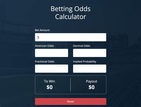 baseball betting calculator